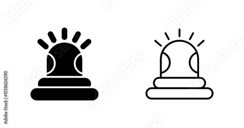 Safety Siren Vector Icon