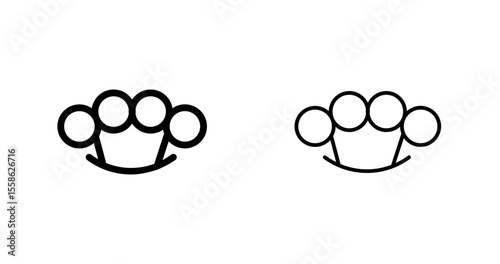 Knuckle Duster Vector Icon