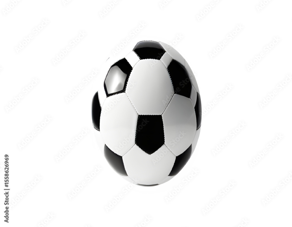 Fototapeta premium Transparent PNG Soccer Ball Graphic