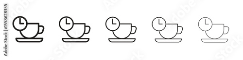 Break icon Vector illustration in solid and black and white. EPS10