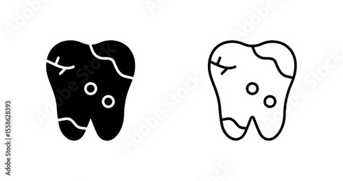 Dental Caries Vector Icon