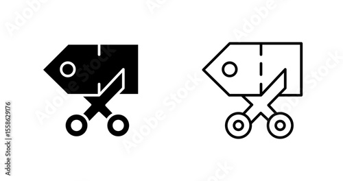 Price Cut Vector Icon