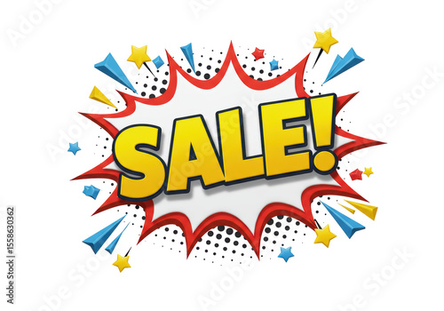 Isolated Sale Explosion Design with Dynamic Elements