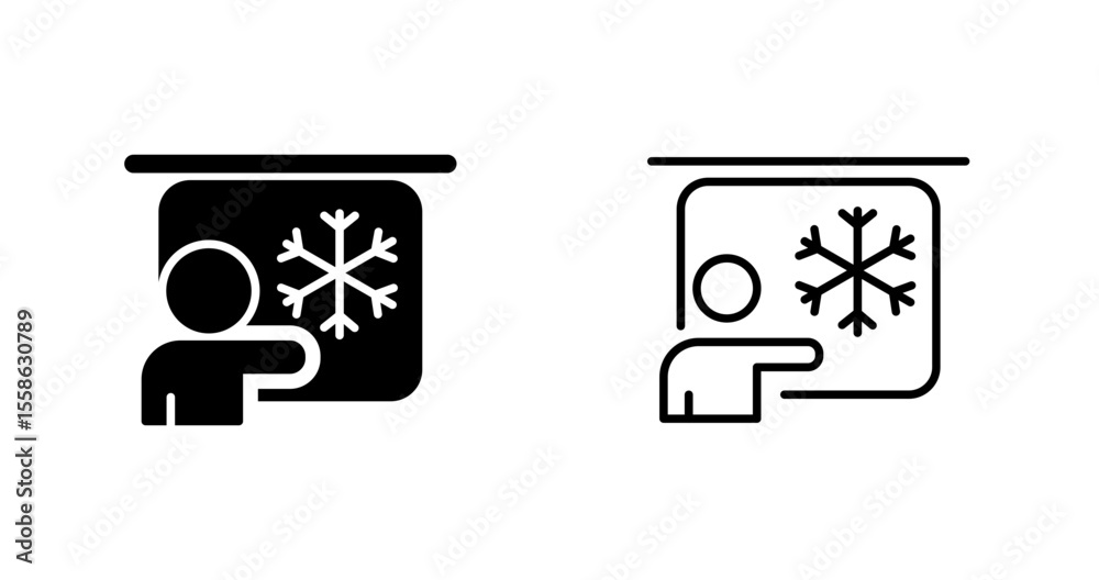 Fototapeta premium Meteorologist Vector Icon