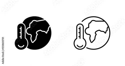 Climate Change Vector Icon
