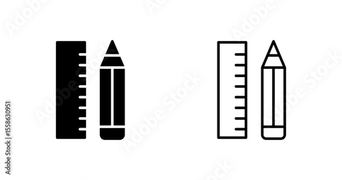 Ruler Vector Icon