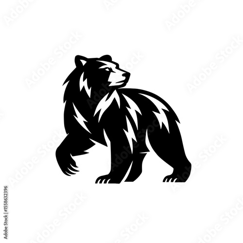  bolack bear  vector