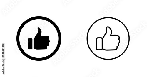 Thumbs Up Vector Icon