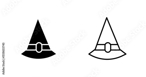 Witch Hat Vector Icon