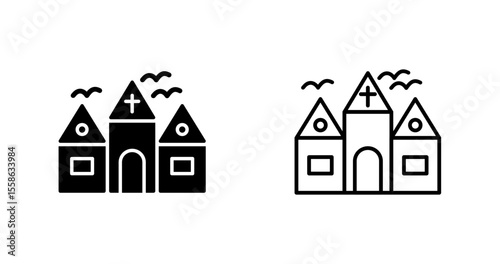 Haunted House Vector Icon