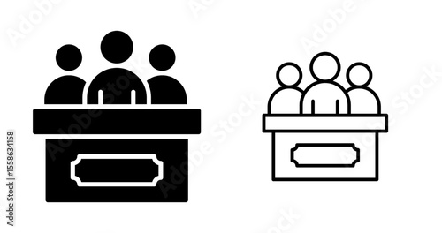 Jury Vector Icon