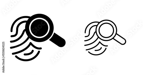 Forensic Science Vector Icon