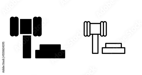 Gavel Vector Icon