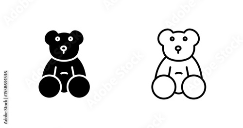 Teddy Bear Vector Icon