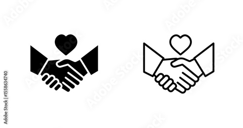 Holding Hands Vector Icon