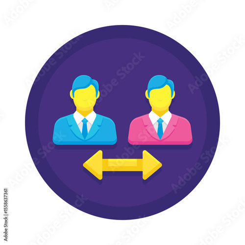 Exchange business people concept for partnership collaboration and communication ideas