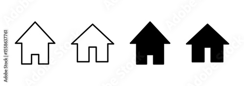 House icon vector. Home sign and symbol