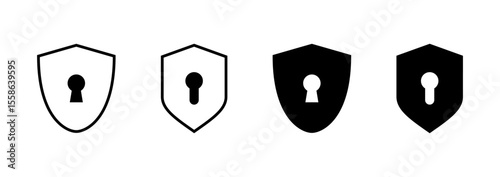 Security icon vector. protection sign and symbol. privacy. vpn