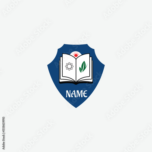 3659 educational logo school college university learning institute book academy organization
