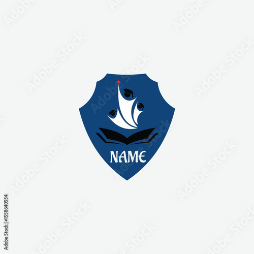 3667 educational logo school college university learning institute book academy organization