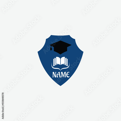 3668 educational logo school college university learning institute book academy organization