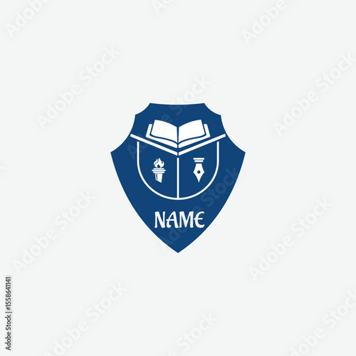 3675 educational logo school college university learning institute book academy organization