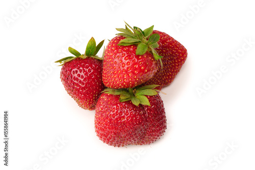 Wallpaper Mural Fresh group of berries isolated on a white background. Torontodigital.ca