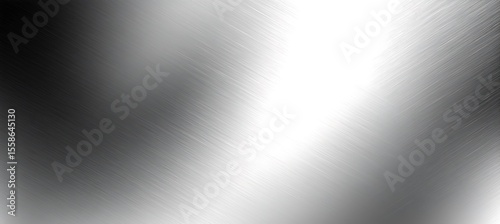 A brushed aluminum silver gradient background 