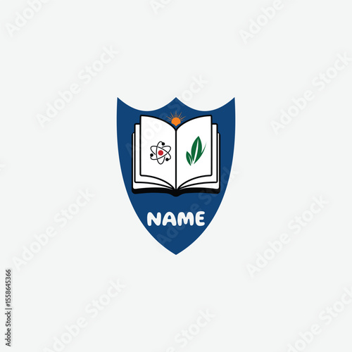 3705 educational logo school college university learning institute book academy organization