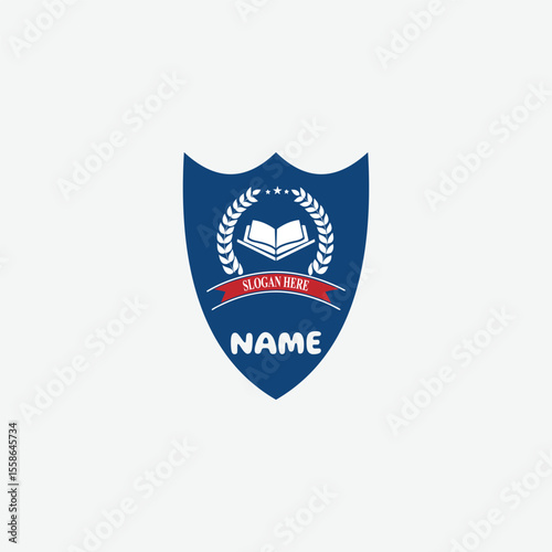 3713 educational logo school college university learning institute book academy organization