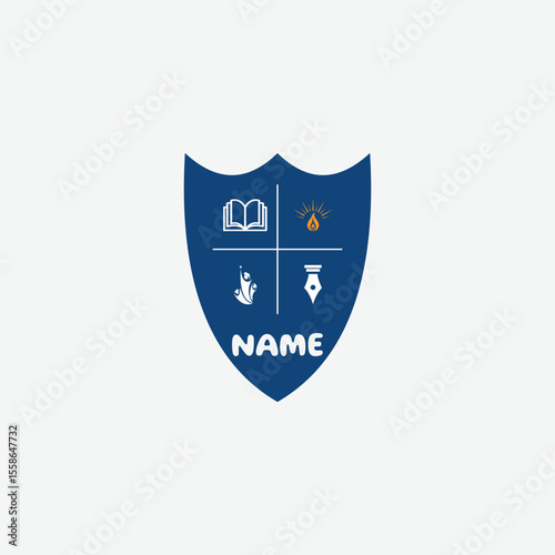 3747 educational logo school college university learning institute book academy organization