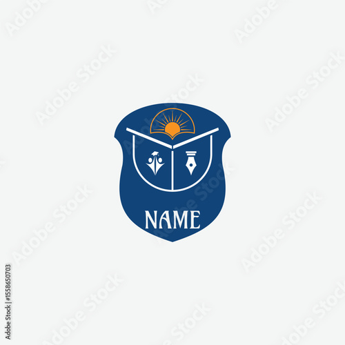 3779 educational logo school college university learning institute book academy organization