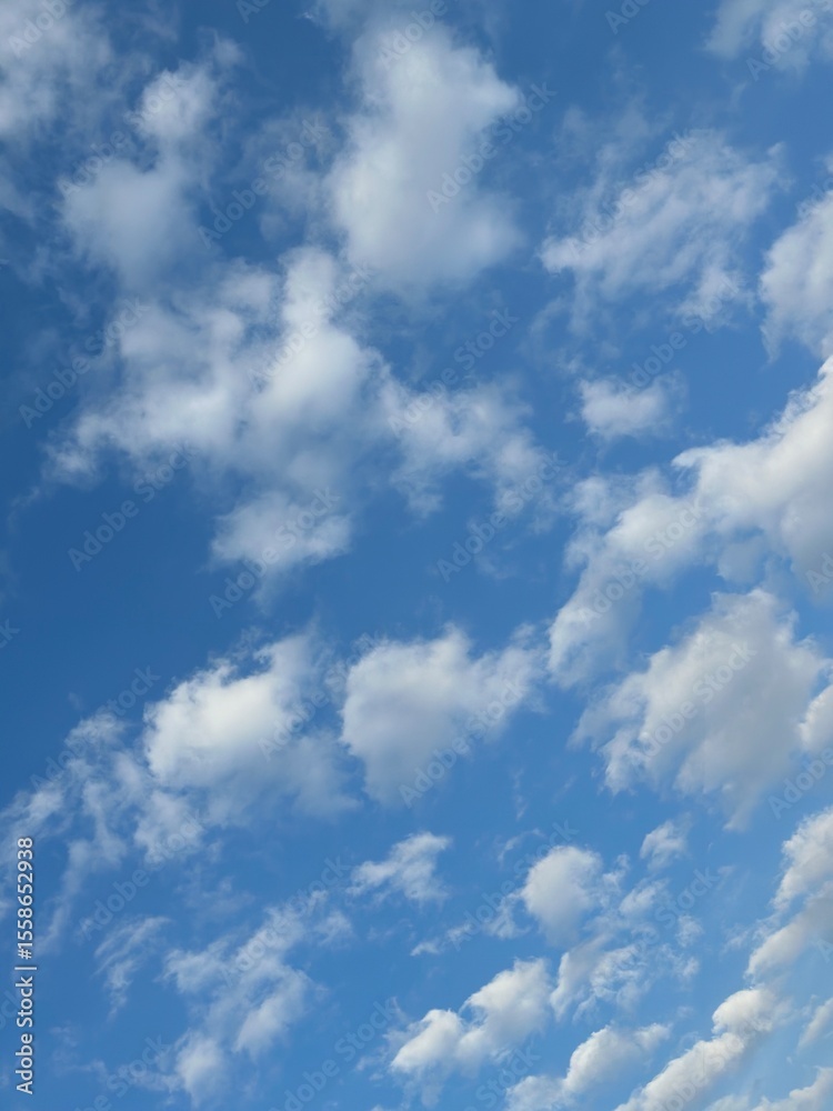 Obraz premium blue sky with clouds