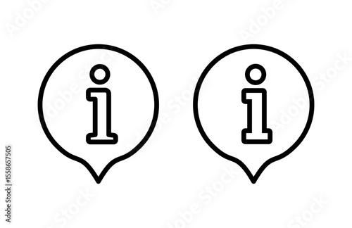 Information sign icon vector illustration. about us sign and symbol. question mark icon