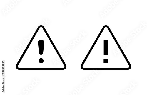 Danger icon vector illustration. attention sign and symbol. Hazard warning attention sign