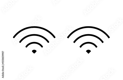 Wifi icon vector illustration. signal sign and symbol. Wireless  icon