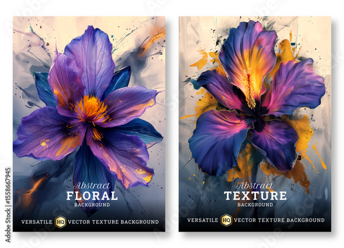 Elegant colorful floral art cover design, wedding invitation template design, versatile vector background, brochure template, Luxury invitation card background, invitation, abstract background, cover 