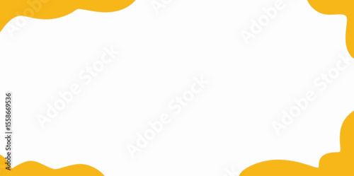 Abstract pattern on a yellow background with a unique trendy vintage shape, suitable for use as a decoration for posters, banners and greeting cards.