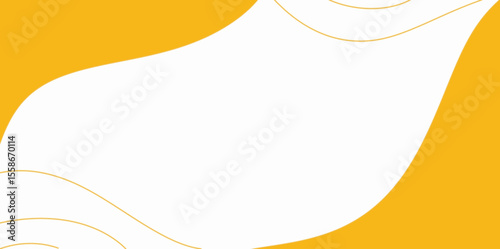 Abstract pattern on a yellow background with a unique trendy vintage shape, suitable for use as a decoration for posters, banners and greeting cards.