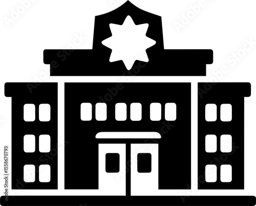 Police Station Building Icon