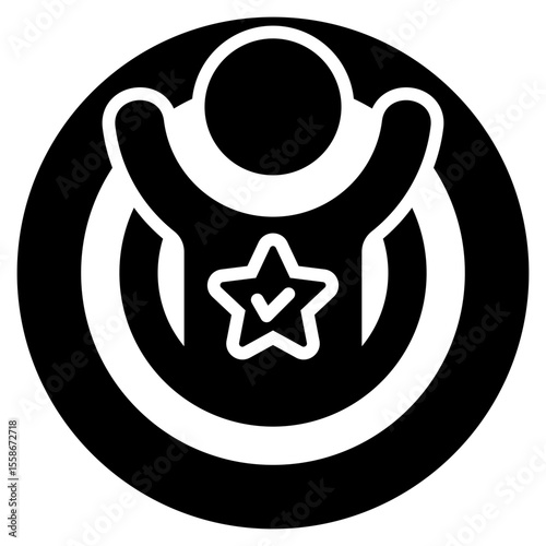 Success Glyph Icon