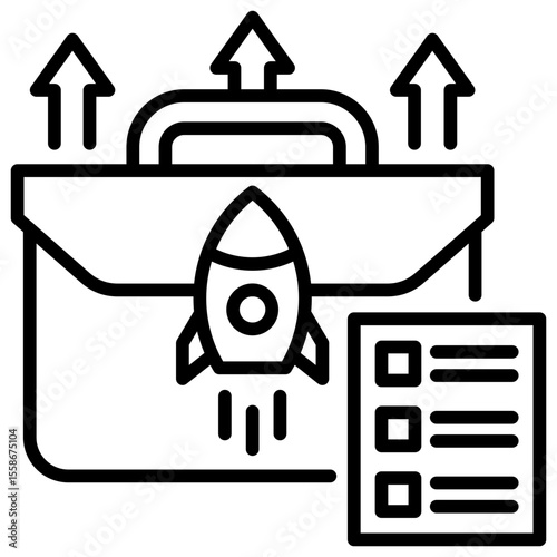 Initiationbusiness Line Icon