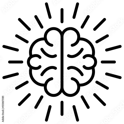 Brain Line Icon