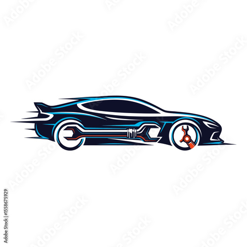 Car Repair Icon Logo Very Cool Design