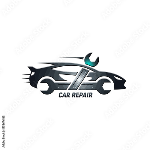 Car Repair Icon Logo Very Cool Design