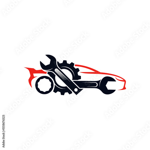 Car Repair Icon Logo Very Cool Design