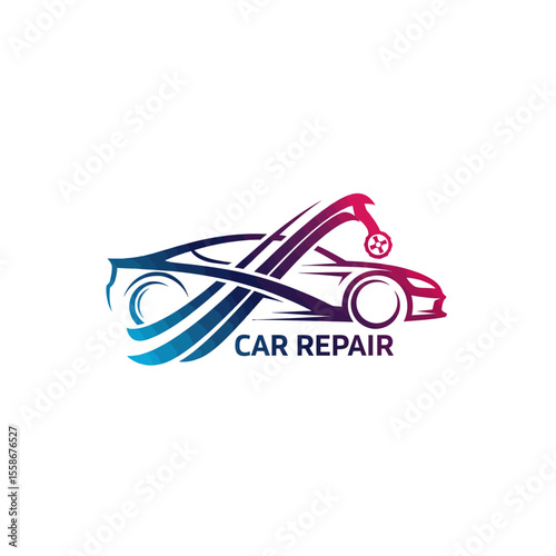 Car Repair Icon Logo Very Cool Design