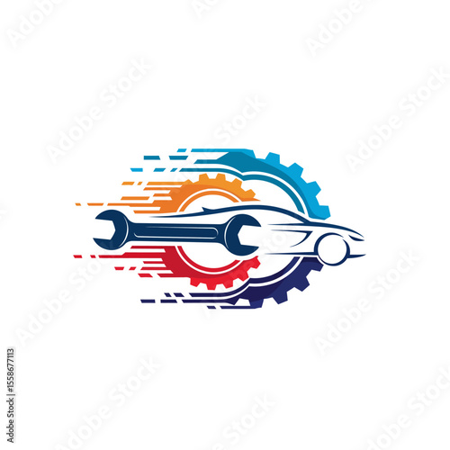 Car Repair Icon Logo Very Cool Design
