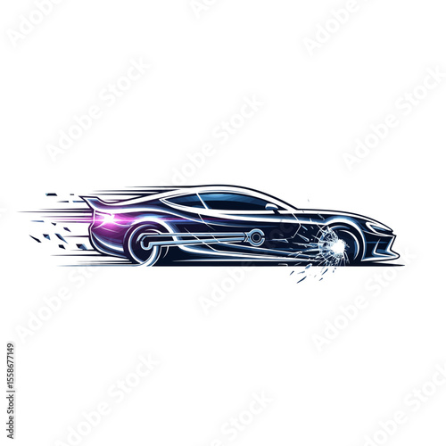 Car Repair Icon Logo Very Cool Design