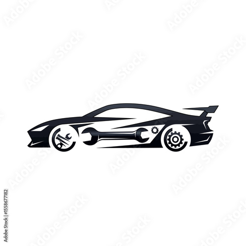 Car Repair Icon Logo Very Cool Design